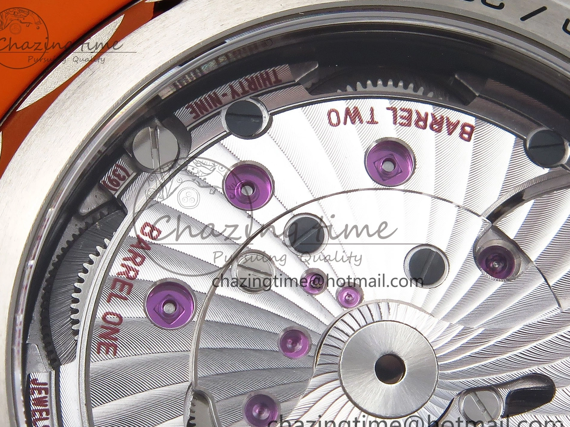 1226 Comfortable Planet Ocean 43.5mm SS VSF 1:1 Best Edition Black Orange Bezel Gray Dial on Nylon Strap A8900 Super Clone V 7730